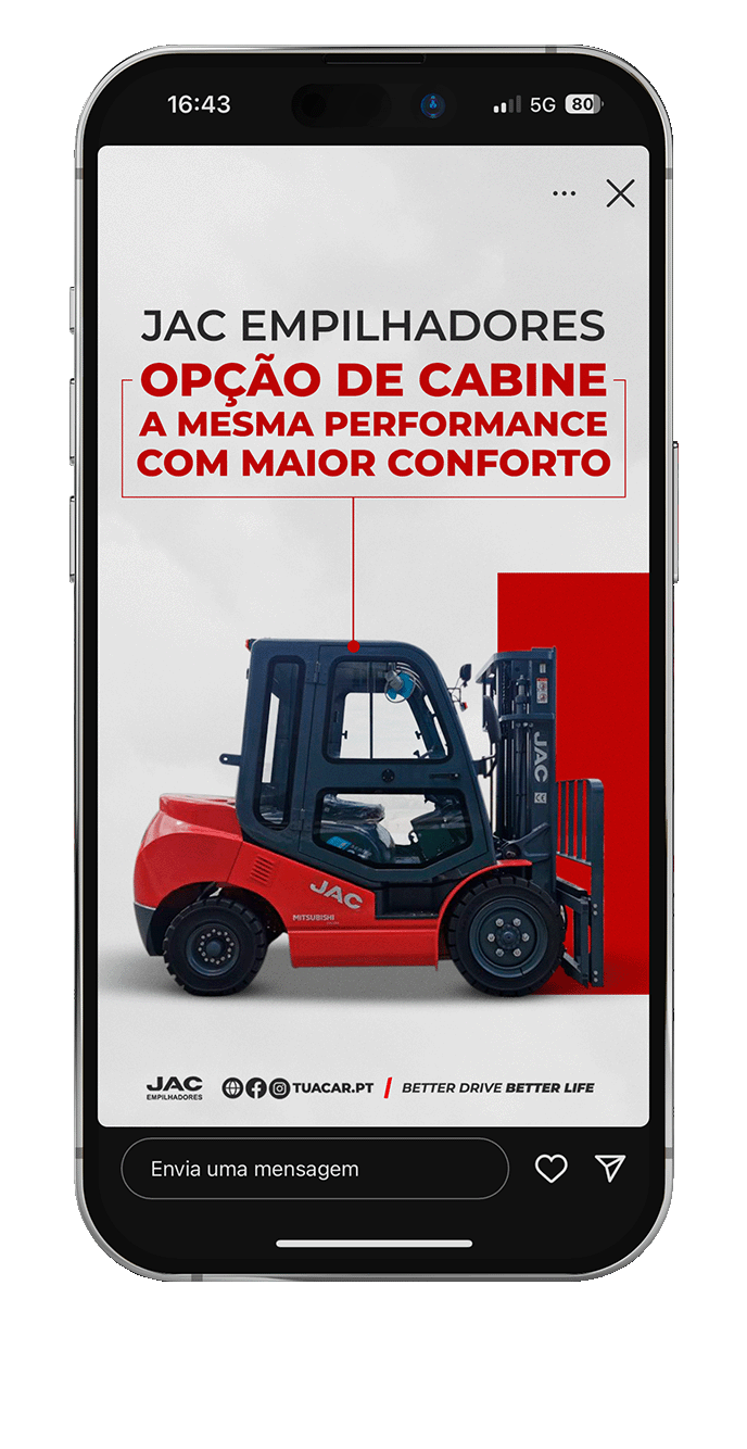 design para tuacar jac empilhadores em mirandela