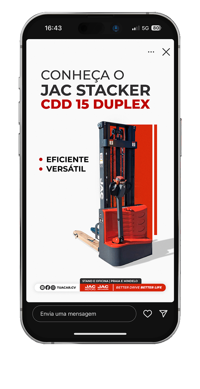 design para tuacar jac empilhadores em mirandela