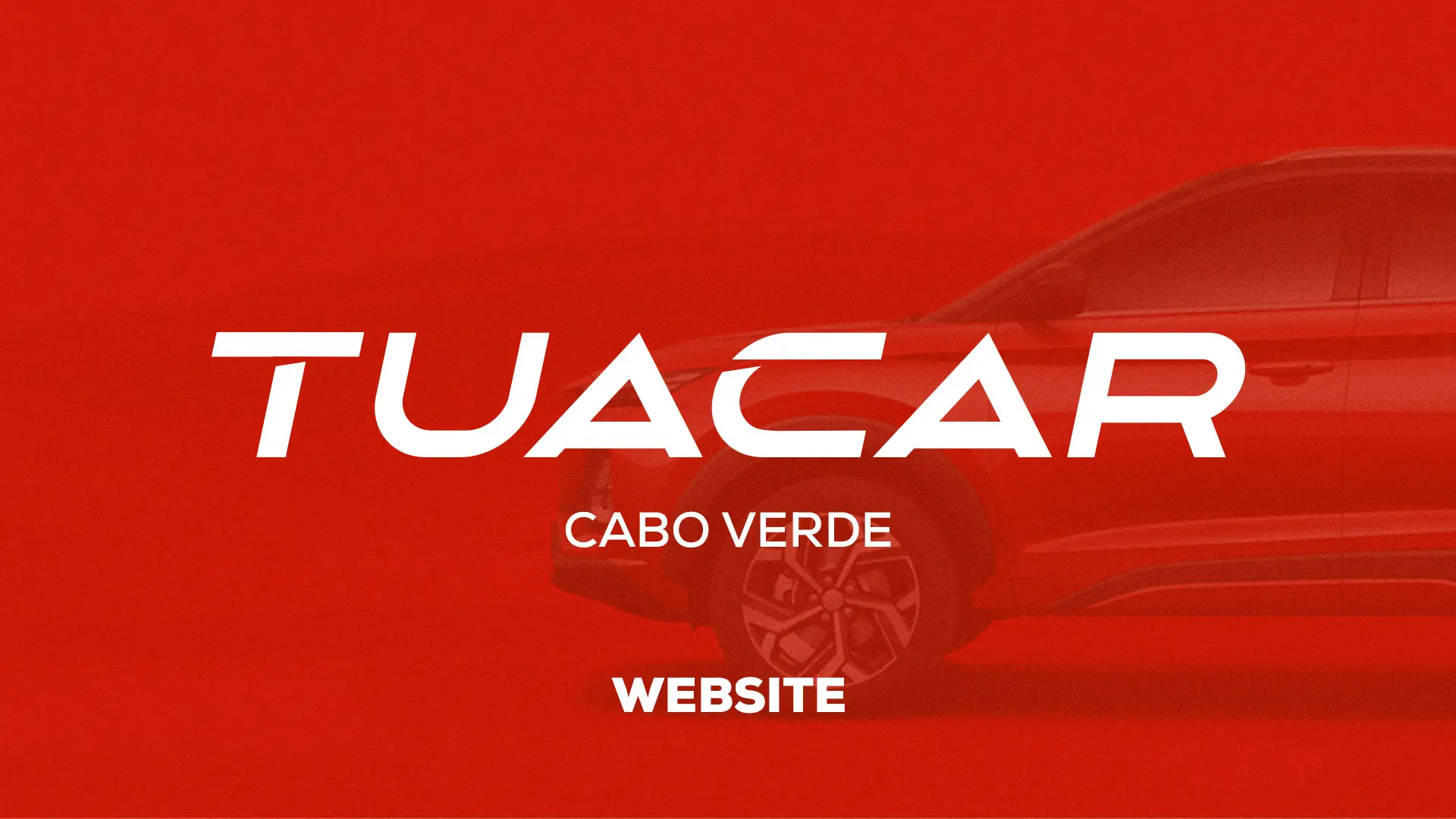 imagem do novo site tuacar em cabo verde